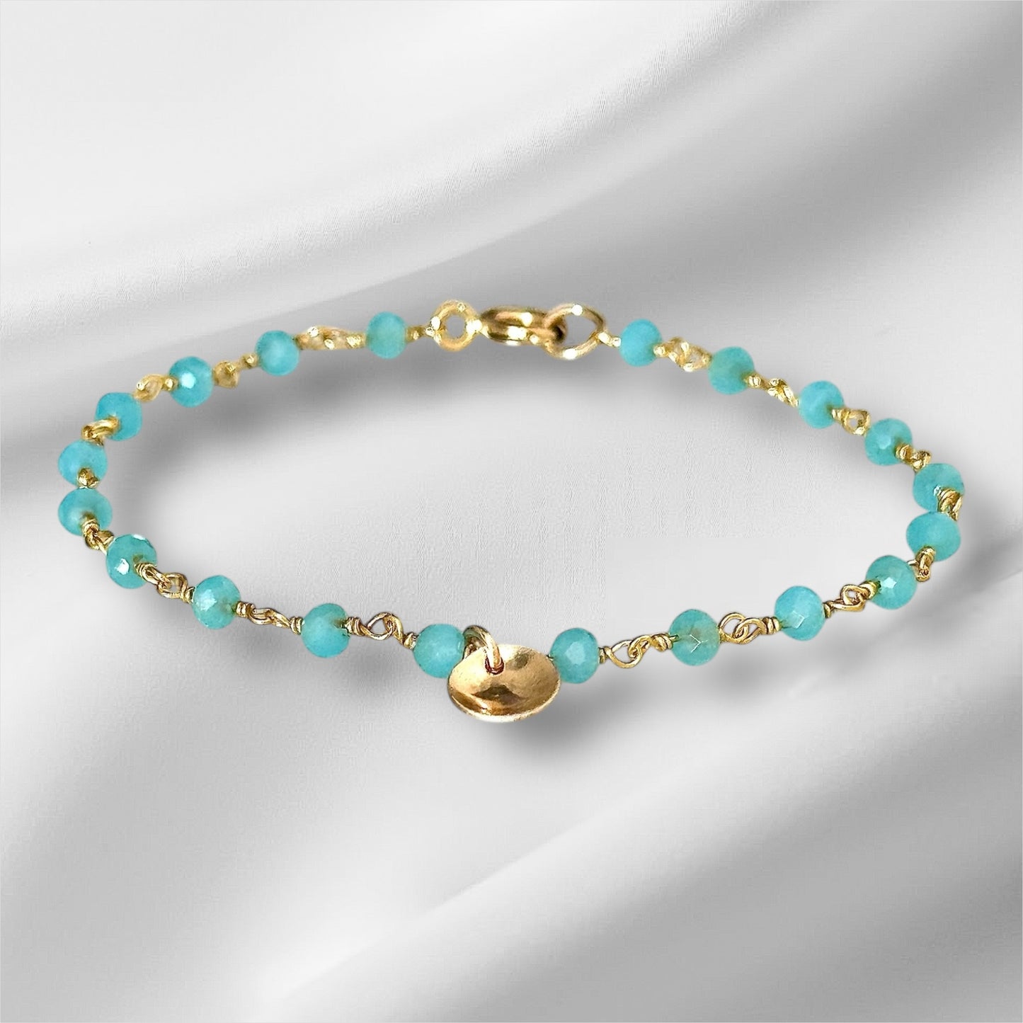 TARA Bracelet | Natural Gemstones and Gold Filled - Amazonite AVA Jewelry Designs