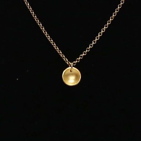 VENUS | Necklace - The Bowl of Integrity, Generosity and Femininity - 18k Gold plated Sterling Silver AVA Jewelry Designs