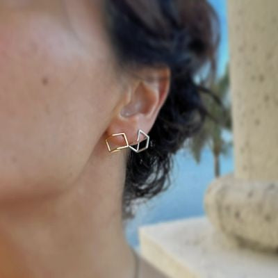 FORSETI Mini | Goddess of Justice - SINGLE - 18k Gold plated Sterling Silver AVA Jewelry Designs